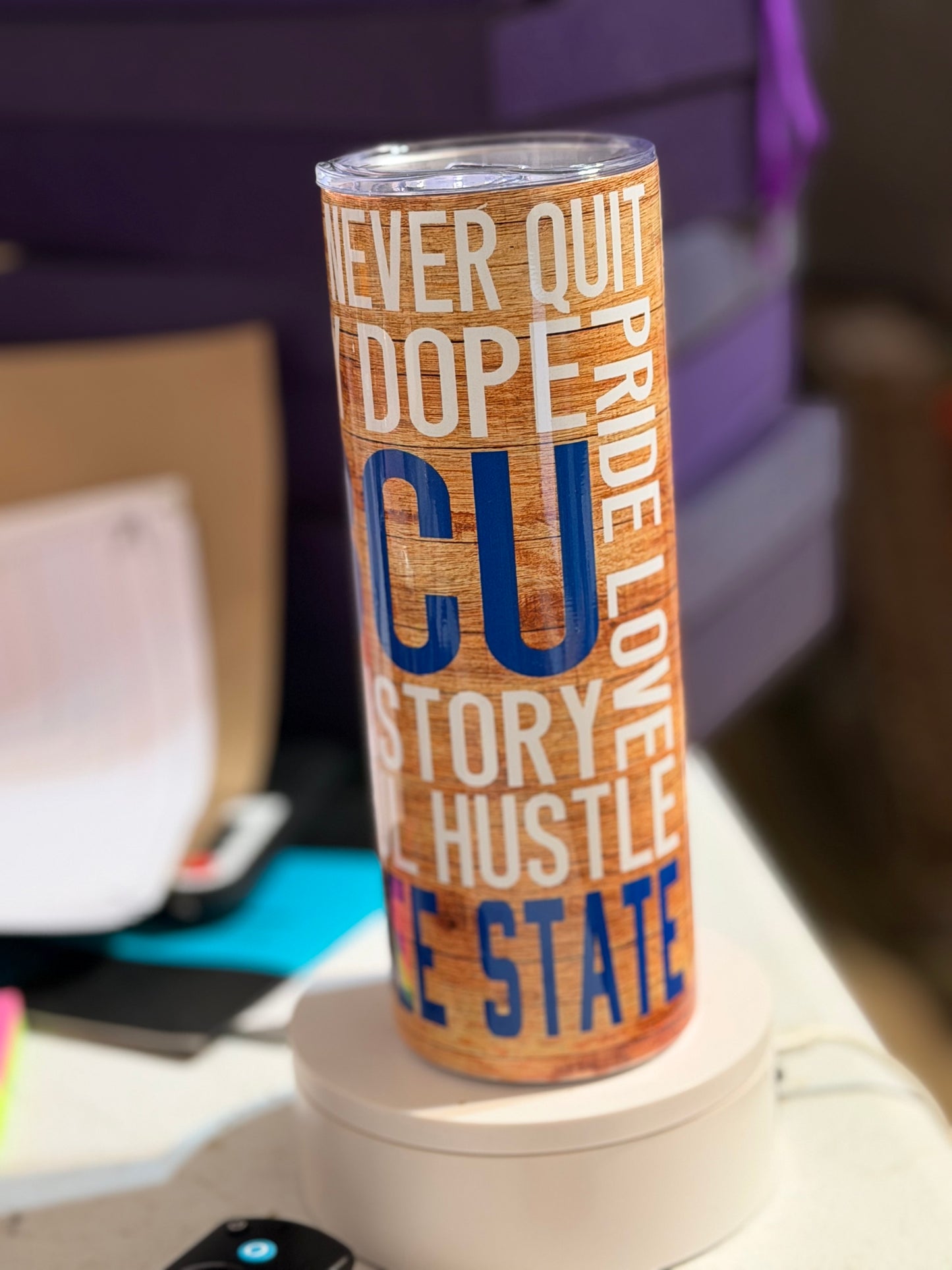 HBCU TSU tumbler
