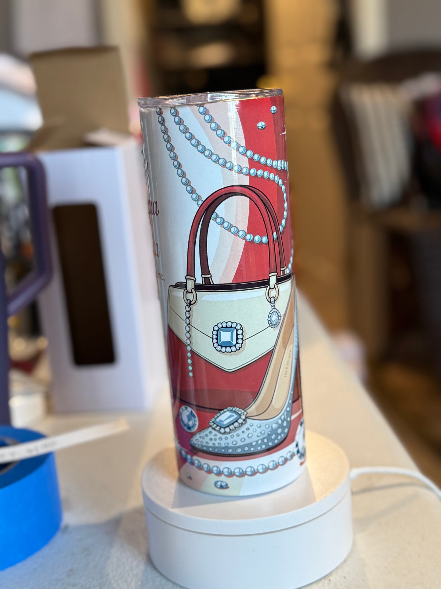 Delta Sigma Theta 20oz tumbler