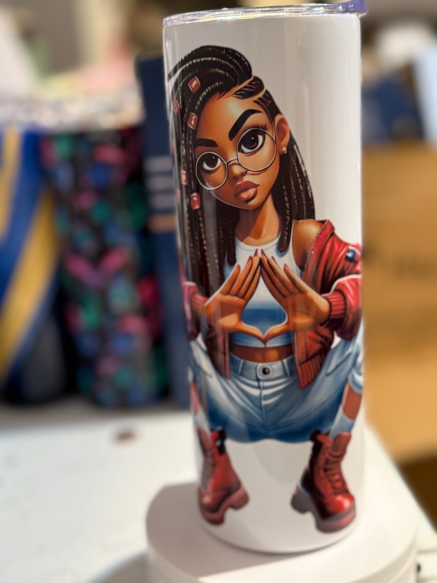 Stylish Delta Sigma Theta 20oz tumbler