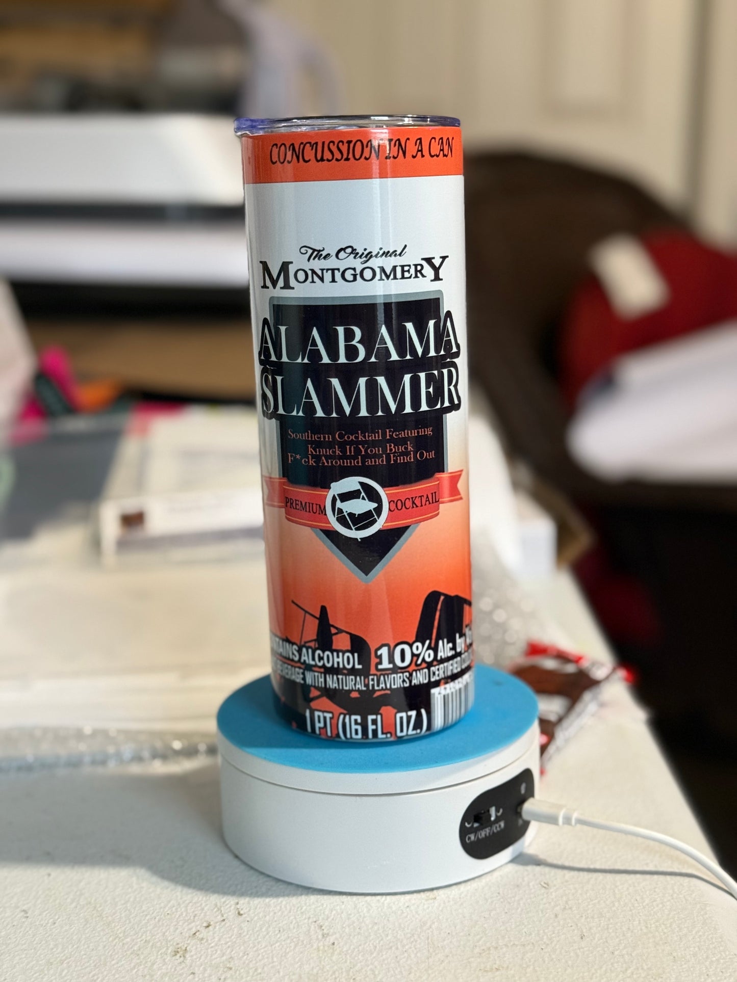 Alabama Slammer 20oz tumbler