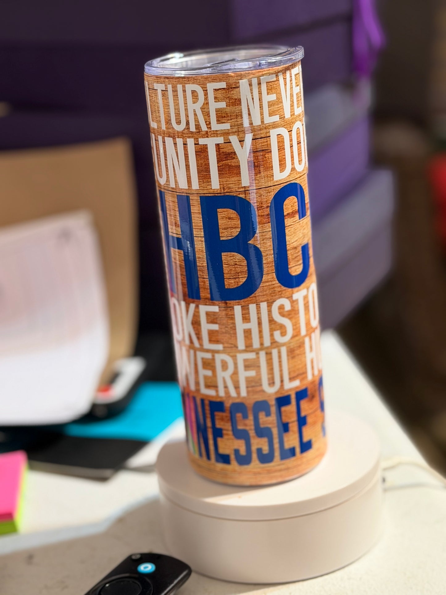HBCU TSU tumbler