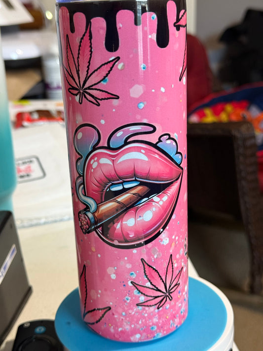 Bad B**ches Smoke Good Weed 20oz tumbler