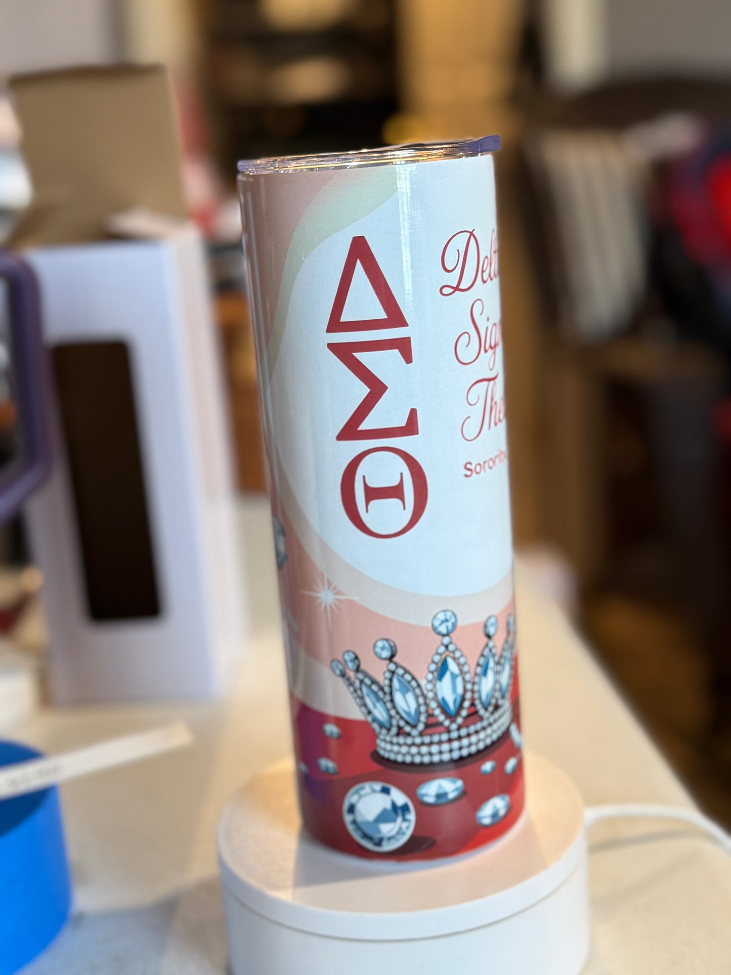Delta Sigma Theta 20oz tumbler