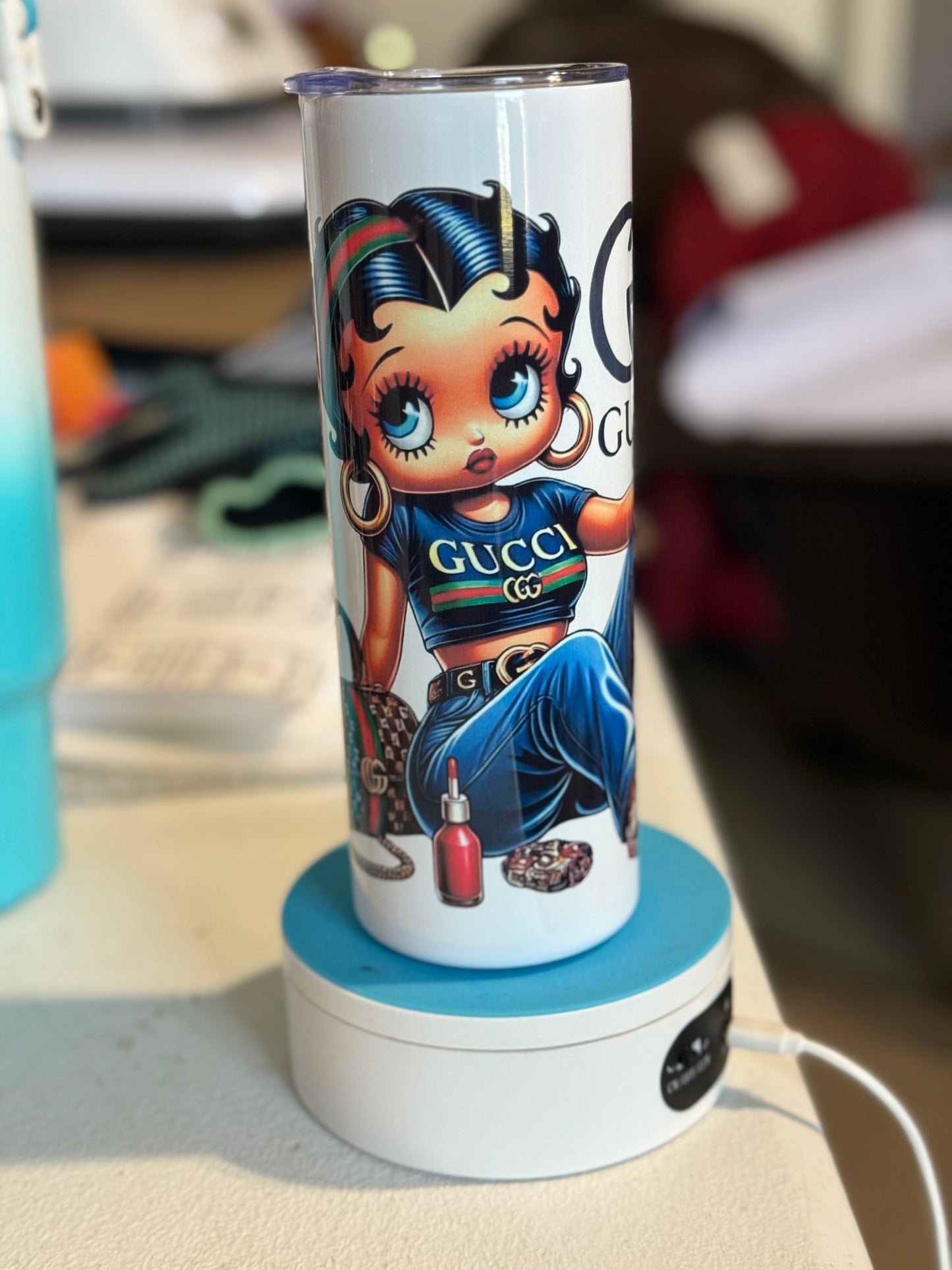 Gucci inspired Betty Boop 20oz tumbler