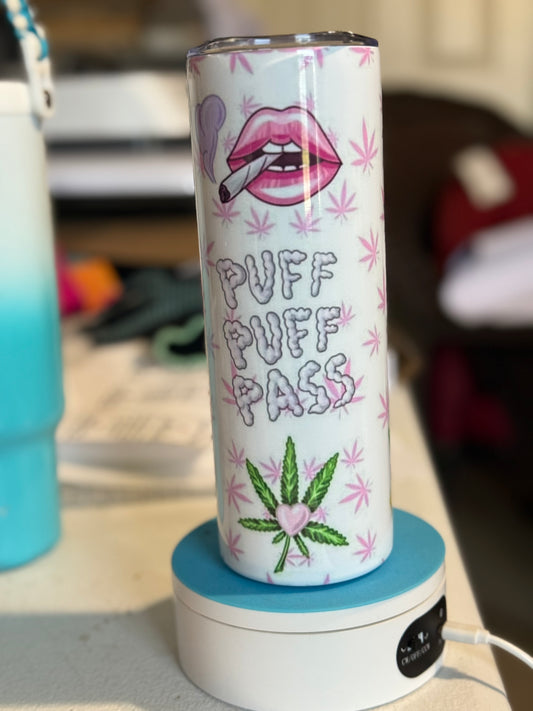 Puff Puff Pass 20oz tumbler
