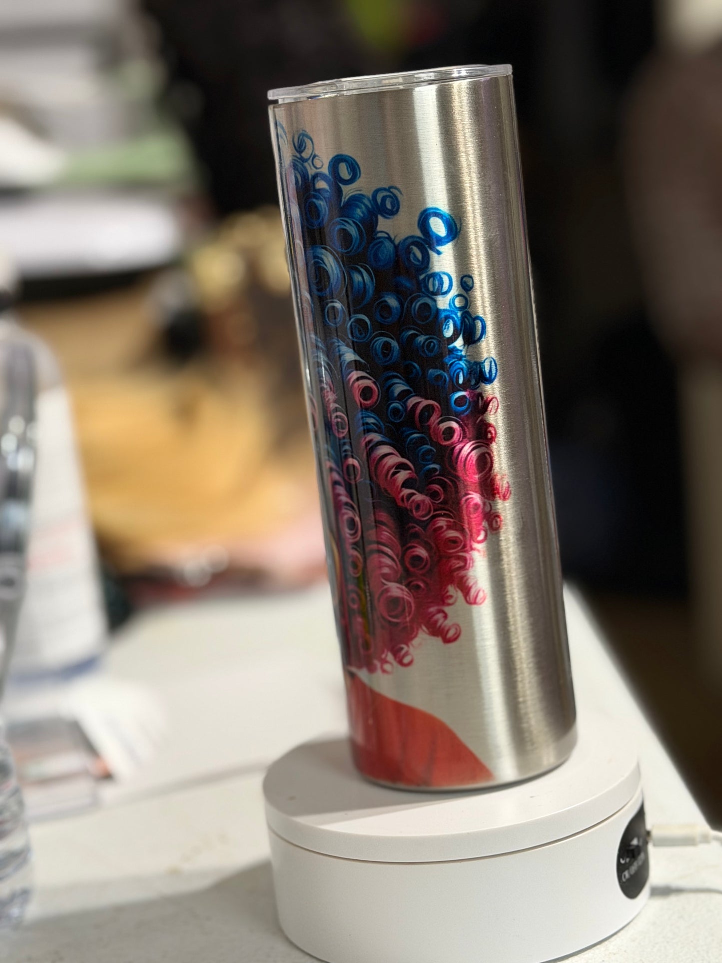Pucker up! 20oz stainless steel tumbler