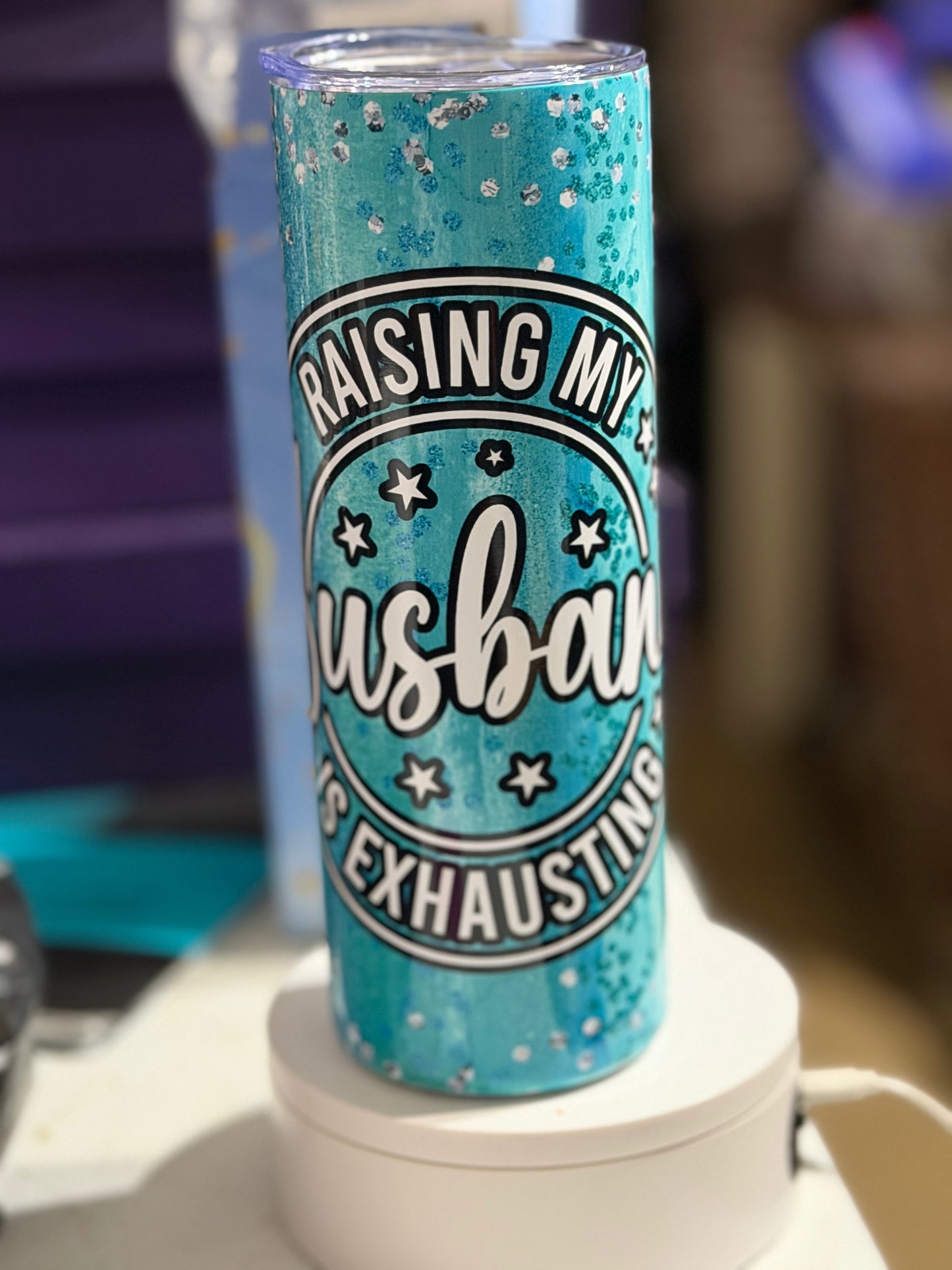 Raising my Husband 20oz tumbler