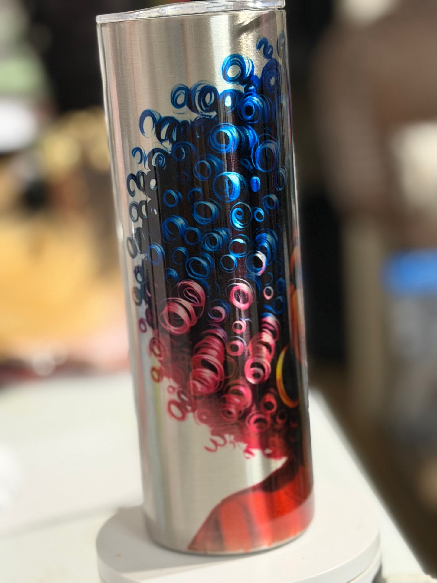 Pucker up! 20oz stainless steel tumbler