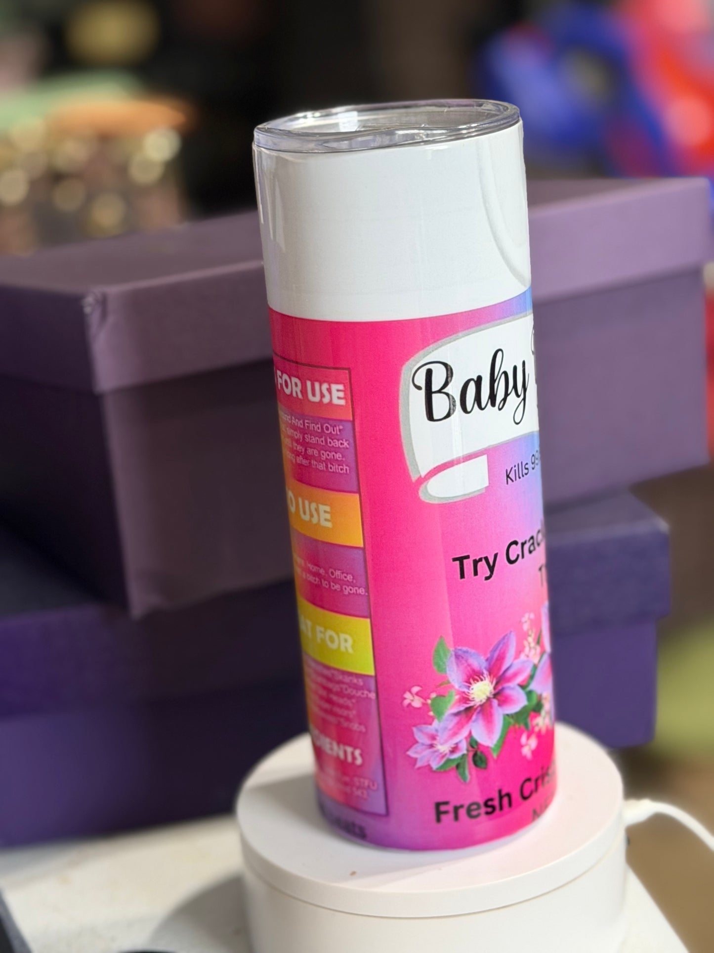Baby Daddy Be Gone 20oz tumbler