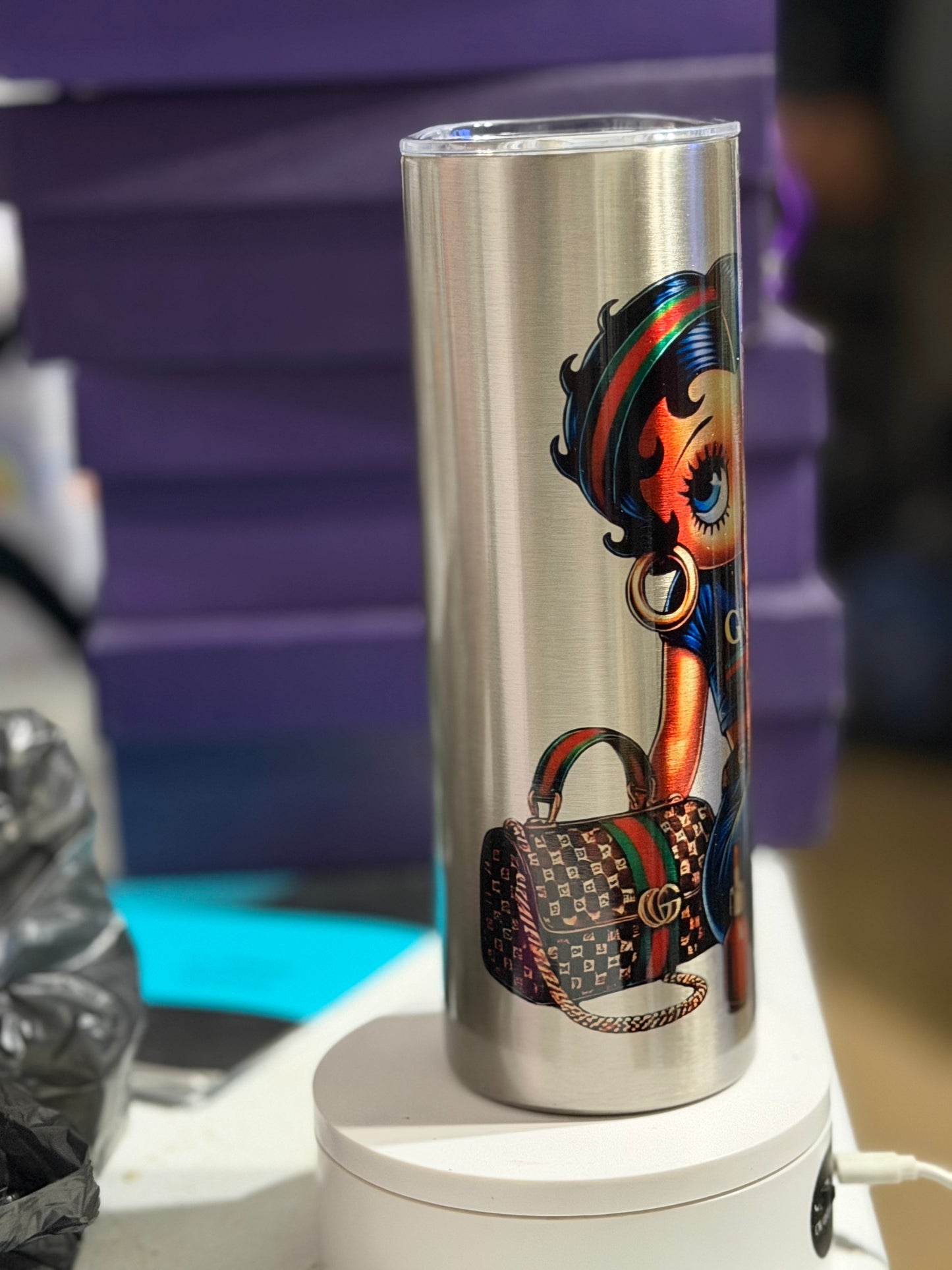Gucci inspired Betty Boop 20oz tumbler