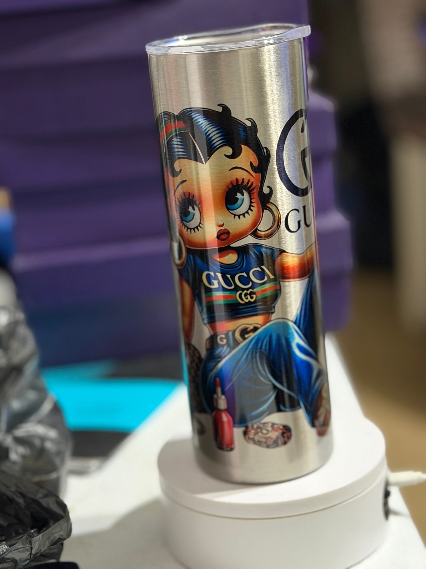 Gucci inspired Betty Boop 20oz tumbler
