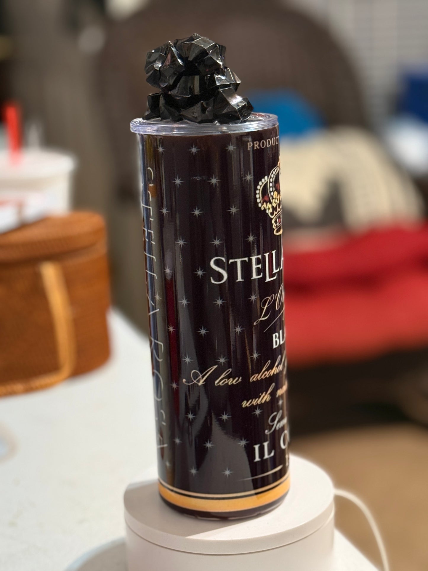 Stella Rosa Black 20oz tumbler w/3D topper