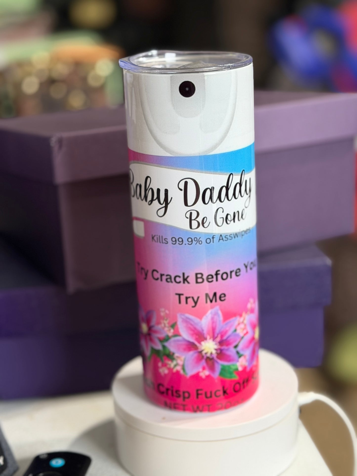 Baby Daddy Be Gone 20oz tumbler