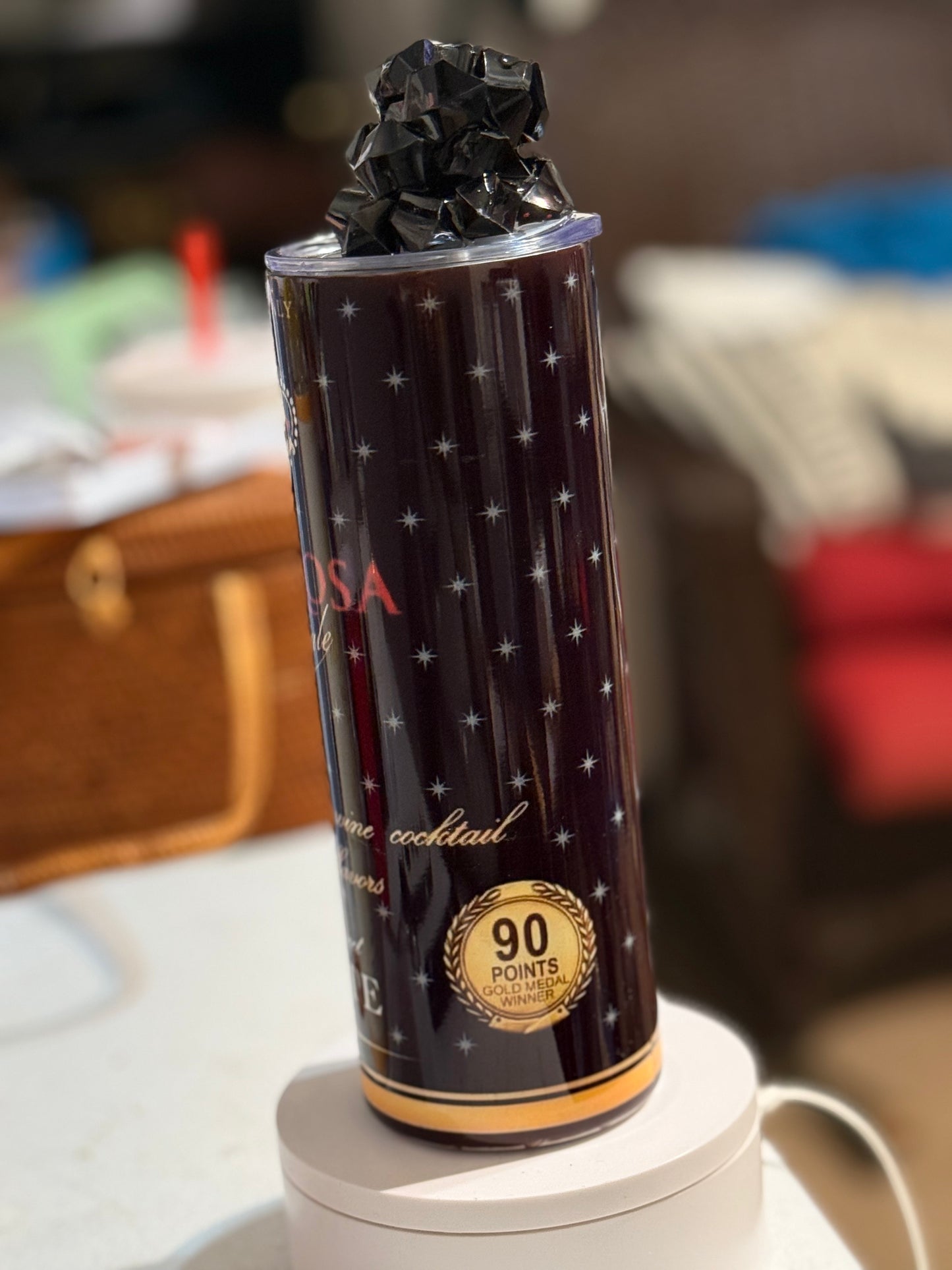 Stella Rosa Black 20oz tumbler w/3D topper