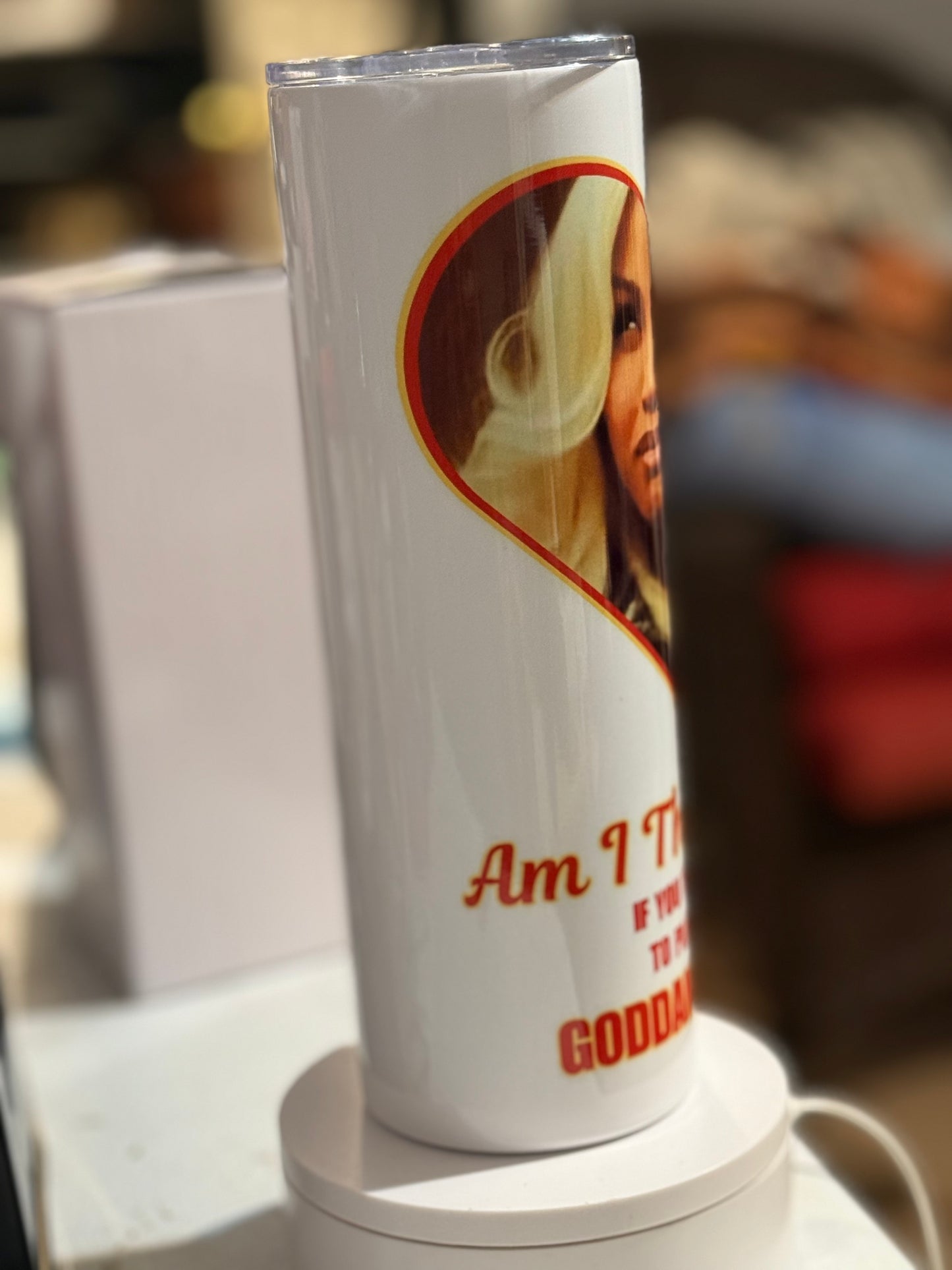 Cardi B “am i the drama” tumbler 20oz