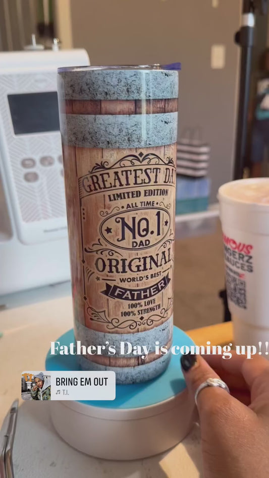 Greatest Dad 20oz tumbler