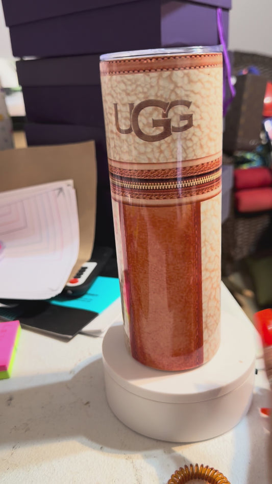 Ugg inspired tumbler