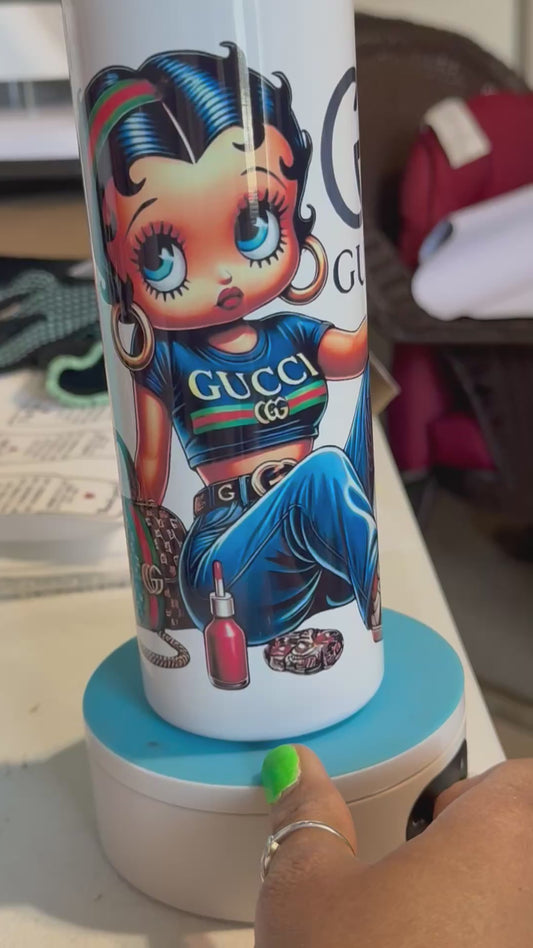 Gucci inspired Betty Boop 20oz tumbler